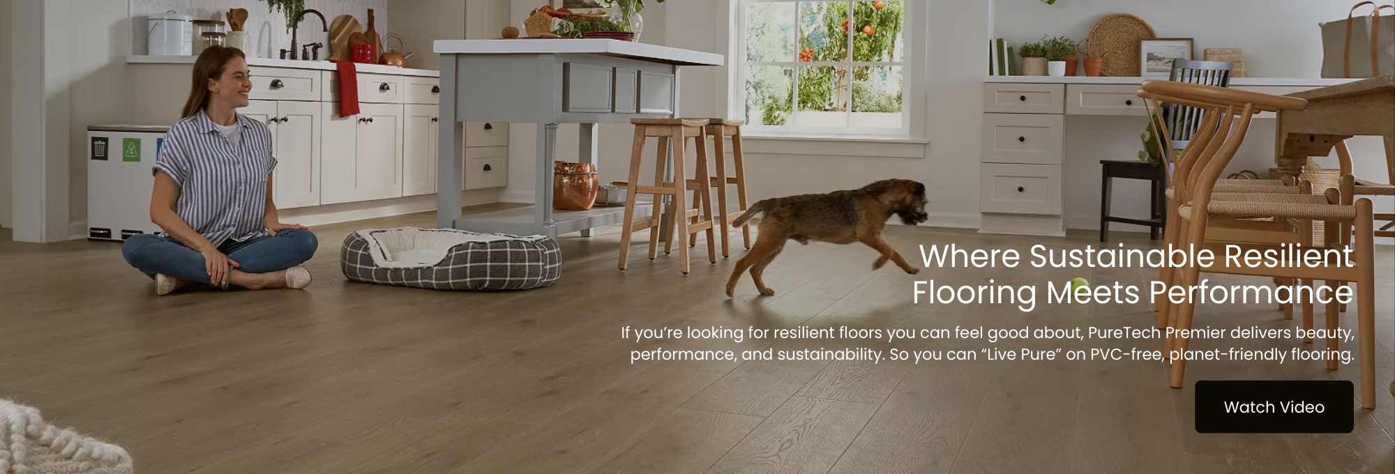 Learn more about planet friendly flooring with PureTech by Mohawk